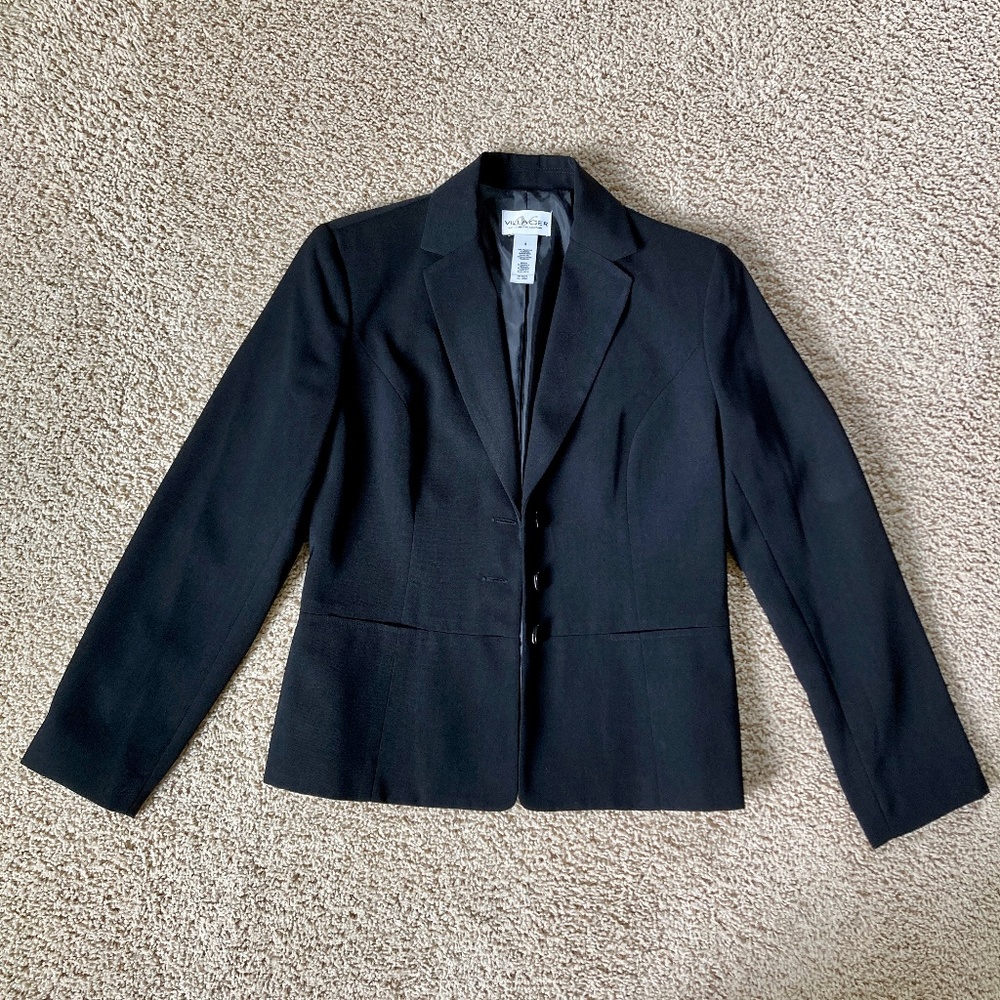 Black Suit Jacket by Villager